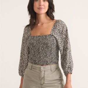 Marine Layer Analisa Smocked Top